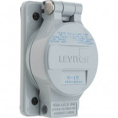 Leviton - Straight Blade Receptacles   Receptacle Type: Single Receptacle    Grade: Industrial - Best Tool & Supply