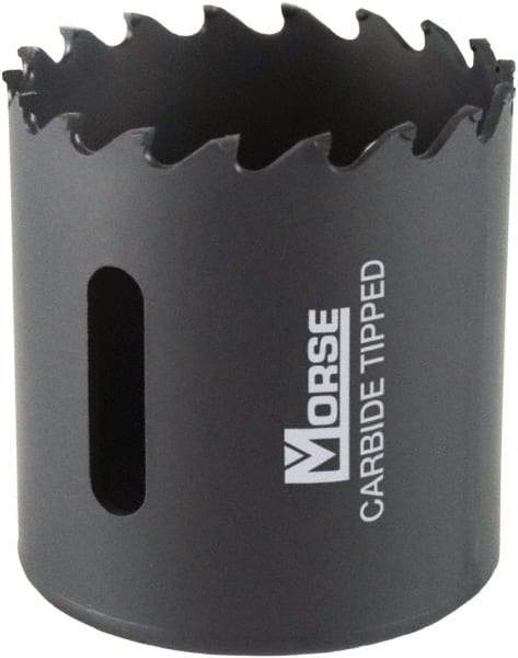 M.K. MORSE - 2-1/16" Diam, 1-15/16" Cutting Depth, Hole Saw - Carbide-Tipped Saw, Toothed Edge - Best Tool & Supply