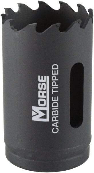 M.K. MORSE - 3/4" Diam, 1-15/16" Cutting Depth, Hole Saw - Carbide-Tipped Saw, Toothed Edge - Best Tool & Supply