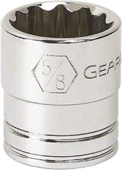 GearWrench - 15/16", 3/8" Drive, Standard Hand Socket - 6 Points, 1.161" OAL, Alloy Steel, Full Polish Finish - Best Tool & Supply