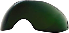 Save Phace - 11" Wide x 3-3/4" High, Lens Shade 3, Polycarbonate Lens - 5/8" Thick, Green, Inside Mount - Best Tool & Supply