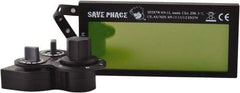 Save Phace - 3.74" Wide x 1.38" High, Lens Shade 4/9 to 13, Polycarbonate Auto-Darkening Filter - 1/4" Thick, Green, Inside Mount - Best Tool & Supply