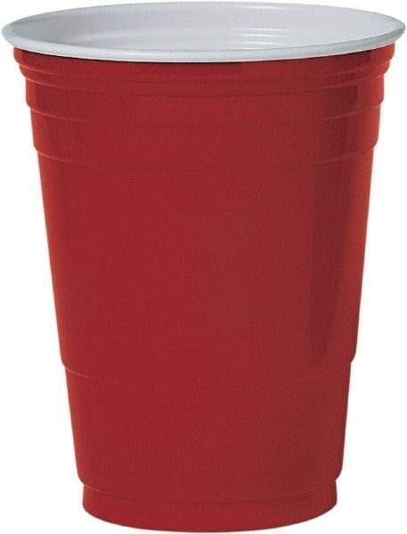 Solo - Plastic Party Cold Cups, 16 oz - Red - Best Tool & Supply