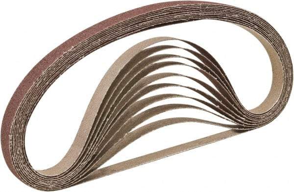 Camel Grinding Wheels - 1/2" Wide x 18" OAL, 60 Grit, Aluminum Oxide Abrasive Belt - Aluminum Oxide, Medium, Coated, X Weighted Cloth Backing, Dry, Series A3 - Best Tool & Supply