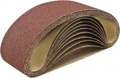 Camel Grinding Wheels - 3" Wide x 18" OAL, 120 Grit, Aluminum Oxide Abrasive Belt - Aluminum Oxide, Fine, Coated, J Weighted Paper Backing, Dry, Series PAOJ - Best Tool & Supply