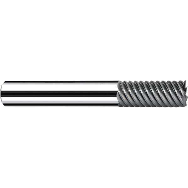 Fraisa - 1/2, 1" LOC, 1/2" Shank Diam, 3" OAL, 7 Flute Solid Carbide Square End Mill - Best Tool & Supply