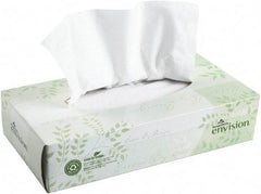 Georgia Pacific - Flat Box of White Facial Tissues - 2 Ply, Recycled Fibers - Best Tool & Supply