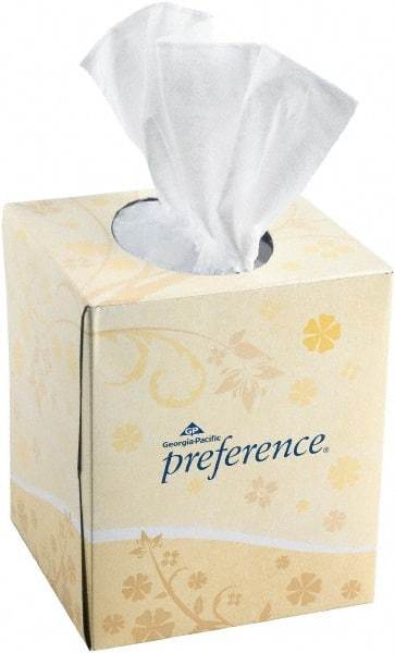 Georgia Pacific - Tall Box of White Facial Tissues - 2 Ply, Recycled Fibers - Best Tool & Supply