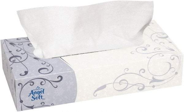 Georgia Pacific - Flat Box of White Facial Tissues - 2 Ply, Recycled Fibers - Best Tool & Supply