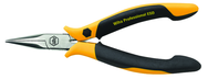 Short Snipe (Chain) Nose Straight; Serrated Jaw Pliers ESD Safe Precision - Best Tool & Supply