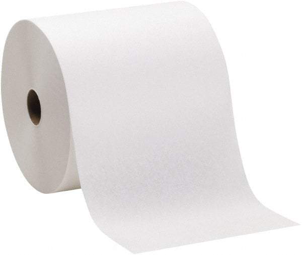 Georgia Pacific - Hard Roll of 1 Ply White Paper Towels - 7-7/8" Wide, 1,000' Roll Length - Best Tool & Supply