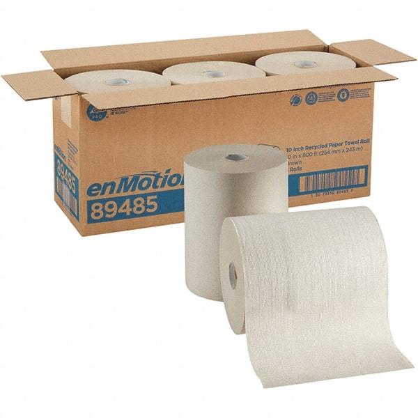 Georgia Pacific - Hard Roll of 1 Ply Brown Paper Towels - 10" Wide, 800' Roll Length - Best Tool & Supply