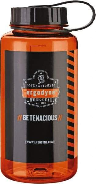 Ergodyne - 0.25 Gal Water Bottle Pouch - Plastic, Orange - Best Tool & Supply