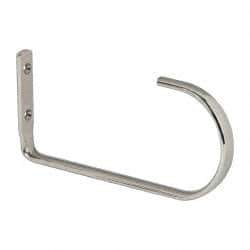 Sugatsune - 5/8" Wide x 7-1/16" High x 15/64" Thick, Overhead Hook - 3-9/32" Projection, Polished - Best Tool & Supply