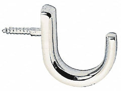 Sugatsune - Coat & Hat Hooks; Type: Coat & Hat Hook ; Projection: 7/8 (Inch); Width (Inch): 11/32 ; Height (Inch): 1-7/16 ; Finish/Coating: Polished ; Thickness: 5/32 (Inch) - Exact Industrial Supply
