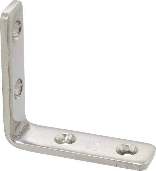 Sugatsune - 1-13/16" Long x 1/2" Wide, 18-8 Stainless Steel, Corner Brackets - Best Tool & Supply