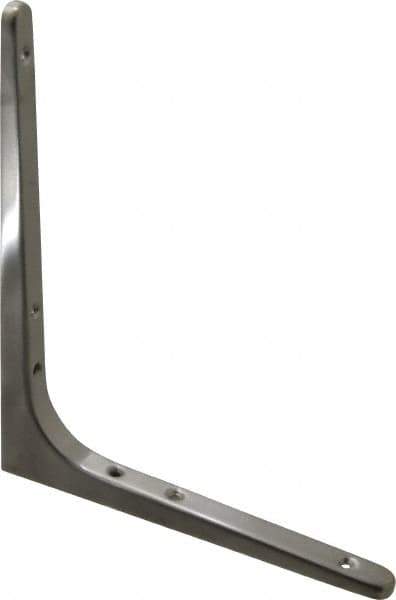 Sugatsune - 62 Lb Capacity, Satin Stainless Steel Coated, Shelf Bracket - 7-7/8" Long, 9-7/16" Wide - Best Tool & Supply