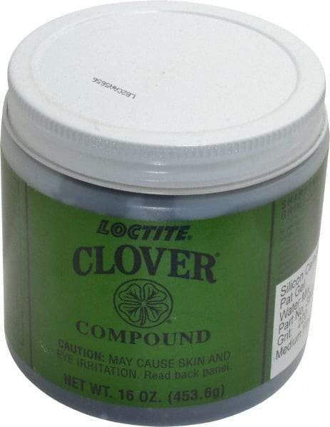 Loctite - 1 Lb Water Soluble Compound - Compound Grade Very Fine, 220 Grit, Black & Gray, Use on General Purpose - Best Tool & Supply