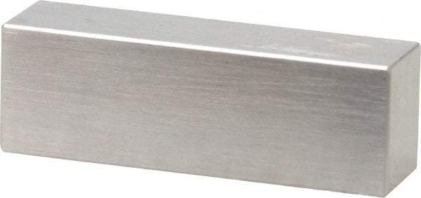 Mitutoyo - 0.45" Rectangular Steel Gage Block - Accuracy Grade 0, Includes Certificate of Inspection - Best Tool & Supply