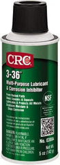 CRC - 6 oz Aerosol Can Lubricant - Clear Blue-Green, -50°F to 250°F, Food Grade - Best Tool & Supply