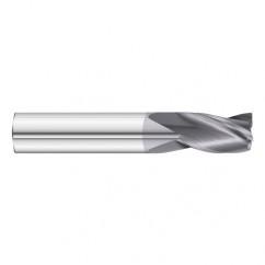 17/64 Dia. x 2-1/2 Overall Length 3-Flute Square End Solid Carbide SE End Mill-Round Shank-Center Cut-TiAlN - Best Tool & Supply