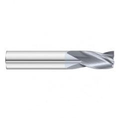 19/64 Dia. x 2-1/2 Overall Length 3-Flute Square End Solid Carbide SE End Mill-Round Shank-Center Cut-TiCN - Best Tool & Supply