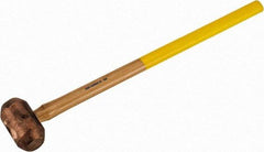 Cook Hammer - 10 Lb Head Nonsparking Mallet - 31" OAL, Wood Handle - Best Tool & Supply