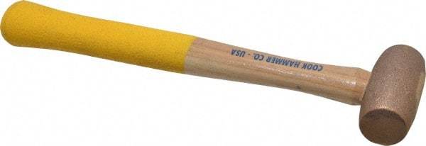 Cook Hammer - 1 Lb Head Nonsparking Mallet - 12" OAL, Wood Handle - Best Tool & Supply