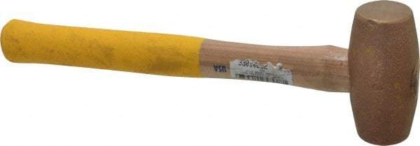 Cook Hammer - 3 Lb Head Nonsparking Mallet - 16" OAL, Wood Handle - Best Tool & Supply