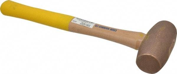 Cook Hammer - 5 Lb Head Nonsparking Mallet - 16" OAL, Wood Handle - Best Tool & Supply