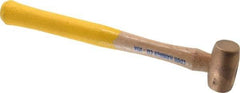 Cook Hammer - 1/2 Lb Head Nonsparking Mallet - 12" OAL, Wood Handle - Best Tool & Supply