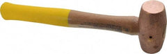 Cook Hammer - 2 Lb Head Nonsparking Mallet - 13" OAL, Wood Handle - Best Tool & Supply