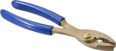 Ampco - 8" OAL, Combination Slip Joint Pliers - Standard Jaw, Standard Head, Nonsparking - Best Tool & Supply