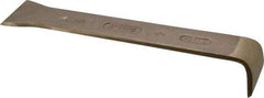 Ampco - Stiff Bronze 1-Edge Scraper - 2" Blade Width x 2" Blade Length, 12" Long Aluminum Handle - Best Tool & Supply