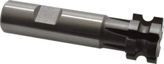 Keo - 1/8" Radius, 1/4" Circle Diam, 1" Cutter Diam, 5/8" Cutting Width, Shank Connection, Concave Radius Cutter - 3/4" Shank Diam, 3-1/2" OAL, High Speed Steel, Uncoated, 6 Teeth, Weldon Flat - Best Tool & Supply