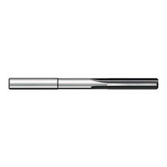 Chucking Reamer: 0.298″ Dia, 3-1/4″ OAL, 1-1/8″ Flute Length, Straight Shank, Solid Carbide 6 Flute