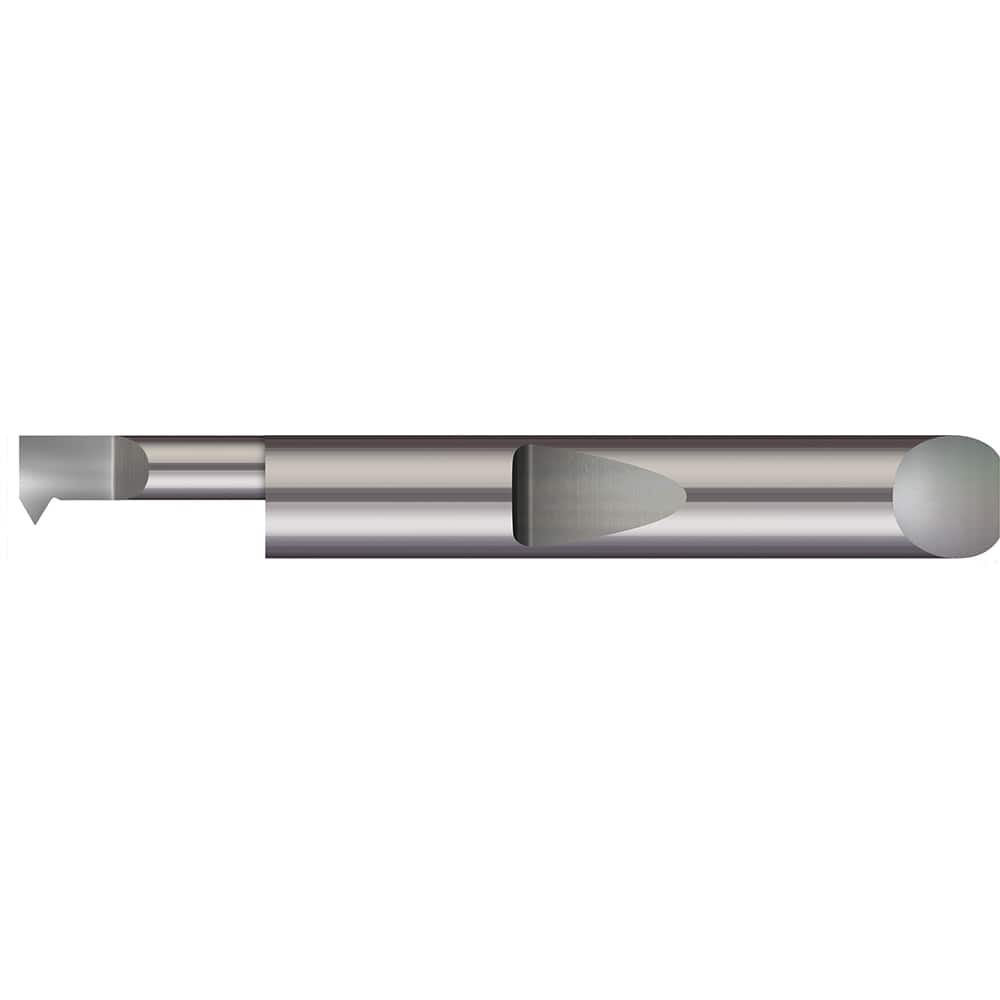 Micro 100 - Single Point Threading Tools; Thread Type: Internal ; Material: Solid Carbide ; Profile Angle: 60 ; Threading Diameter (Decimal Inch): 0.1800 ; Cutting Depth (Decimal Inch): 1.0000 ; Maximum Threads Per Inch: 56 - Exact Industrial Supply