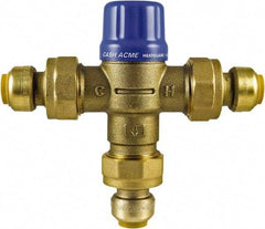 SharkBite - 3/4" Pipe, 145 Max psi, Brass Water Mixing Valve & Unit - 20 GPM Flow Rate, Push Fit End Connections - Best Tool & Supply