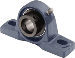 Tritan - 1-3/4" ID, 7.4409" OAL x 4.0945" OAH Pillow Block - 4,631 Lb Static Cap, 7,104 Lb Dyn Cap, 5-3/4" Btw Mnt Hole Ctrs, 2.0625" Base-to-Ctr Ht, Cast Iron/Steel - Best Tool & Supply