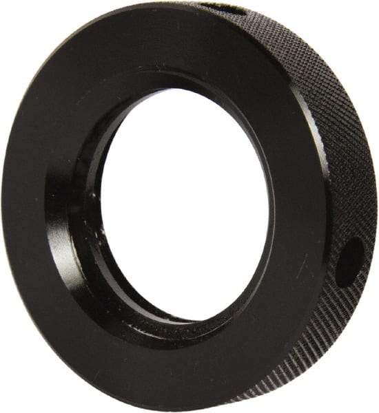 Gibraltar - 1-1/2 - 5 Acme Steel Right Hand Hex Jam Nut - 2-1/4" Across Flats, 1/2" High, Black Oxide Finish, 2G Class of Fit - Best Tool & Supply