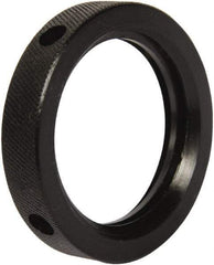 Gibraltar - 2-5 Acme Steel Right Hand Hex Jam Nut - 2-1/2" Across Flats, 1/2" High, Black Oxide Finish, 2G Class of Fit - Best Tool & Supply