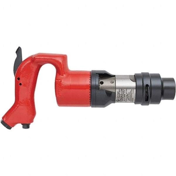 Chicago Pneumatic - 2,750 BPM, 1" Stoke Length, Pneumatic Chipping Hammer - 28 CFM, 3/8 NPT - Best Tool & Supply