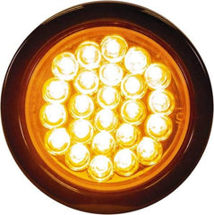Buyers Products - 6 Flash Rate, Recessed Mount Emergency Strobe Light Assembly - Powered by 12 to 24 Volts, Amber - Best Tool & Supply
