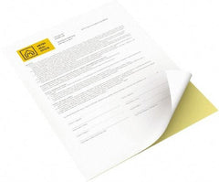 Xerox - Canary & White Digital Carbonless Paper - Use with Laser Copiers, Laser Printers - Best Tool & Supply