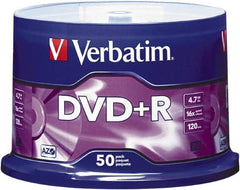 Verbatim - Silver DVD+R Disc - Use with DVD+R - Best Tool & Supply