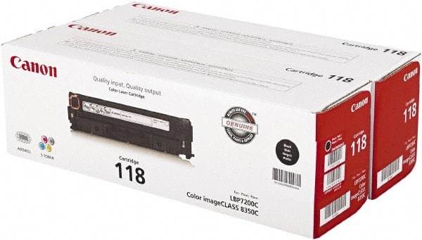 Canon - Black Toner Cartridge - Use with Canon imageCLASS LBP7200Cdn, LBP7660Cdn, MF8350Cdn, MF8380Cdw, MF8580Cdw - Best Tool & Supply