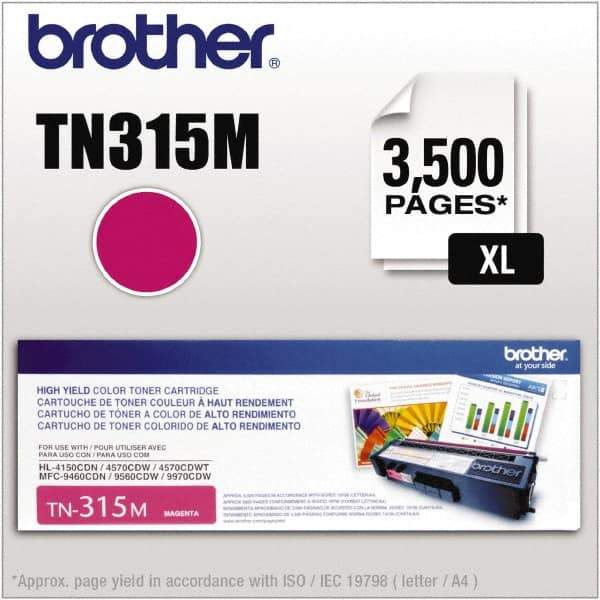 Brother - Magenta Toner Cartridge - Use with Brother HL-4150CDN, 4570CDW, 4570CDWT, MFC-9460CDN, 9560CDW, 9970CDW - Best Tool & Supply