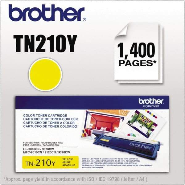 Brother - Yellow Toner Cartridge - Use with Brother HL-3040CN, 3045CN, 3070CW, 3075CW, MFC-9010CN, 9120CN, 9125CN, 9320CW, 9325CW - Best Tool & Supply