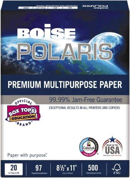 Boise - White Copy Paper - Use with Laser Printers, Copiers, Inkjet Printers - Best Tool & Supply