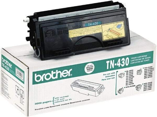 Brother - Black Toner Cartridge - Use with Brother IntelliFax-4100, 4100e, 4750, 4750e, 5750, 5750e, MFC-8300, 8500, 8600, 8700, 9600, 9700, 9800, P2500, Brother DCP-1200, 1400, HL-1230, 1240, 1250, 1270N, 1435, 1440, 1450, 1470N - Best Tool & Supply